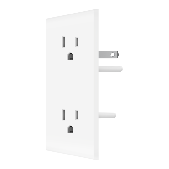 6-Outlet Wall Charger + USB-A and USB-C Ports, , hi-res